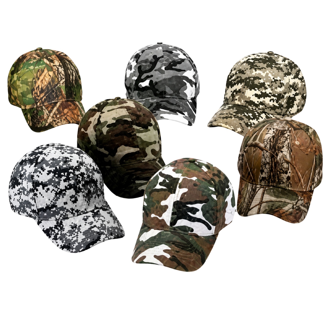 6 Panel Camo Cap