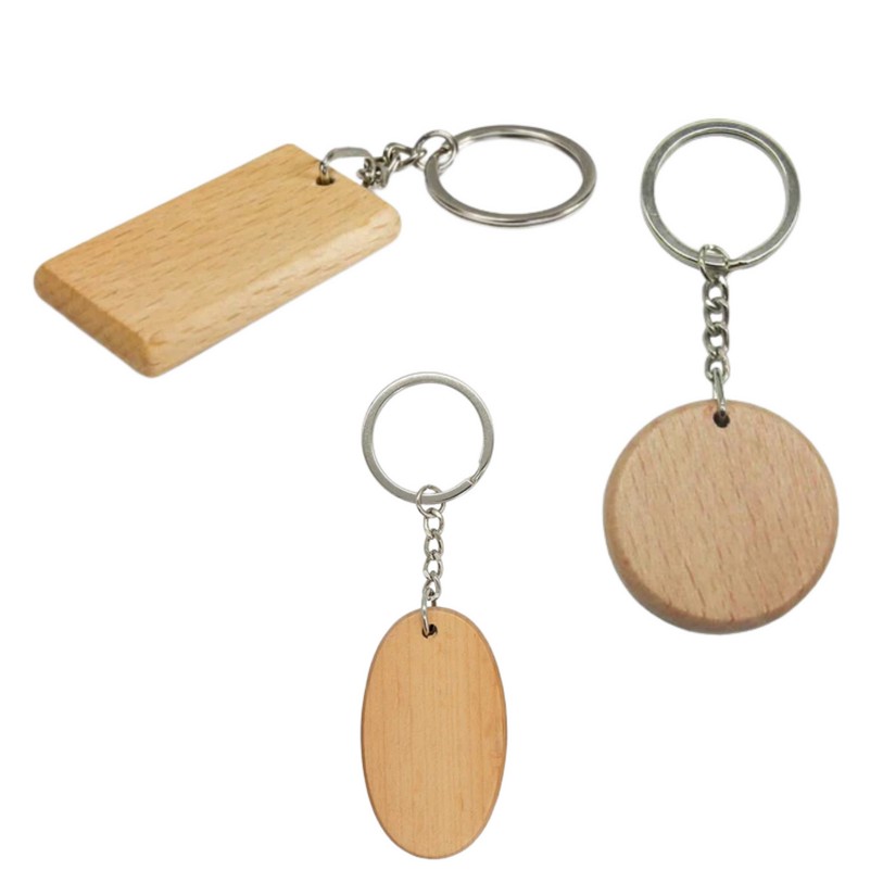 Hawaii Wood Keyring