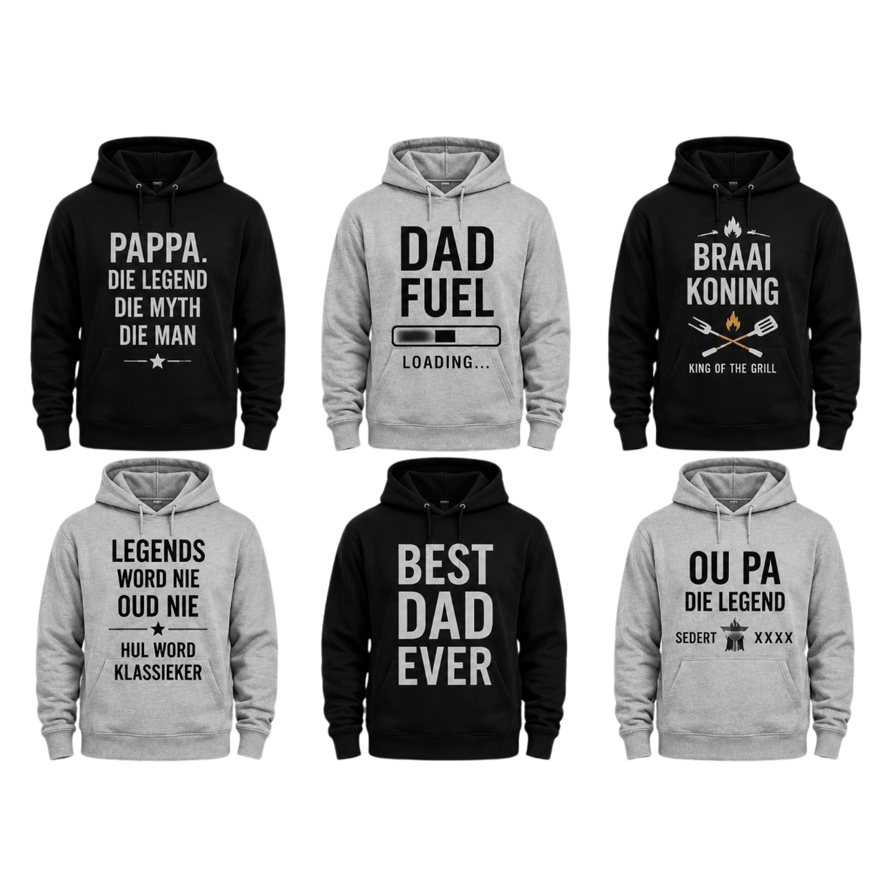 Branded hoodies