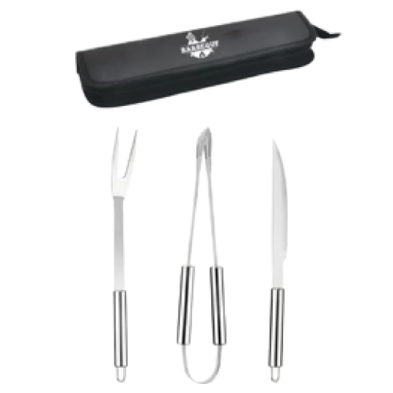 Grill 3 Piece Braai BBQ Set in Zip Pouch