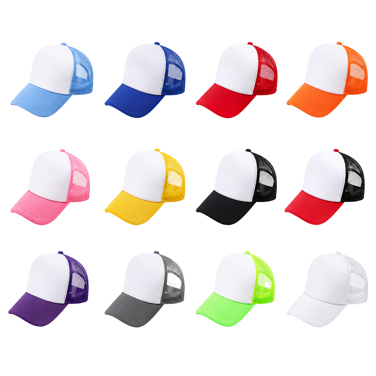 Trucker Cap white facing