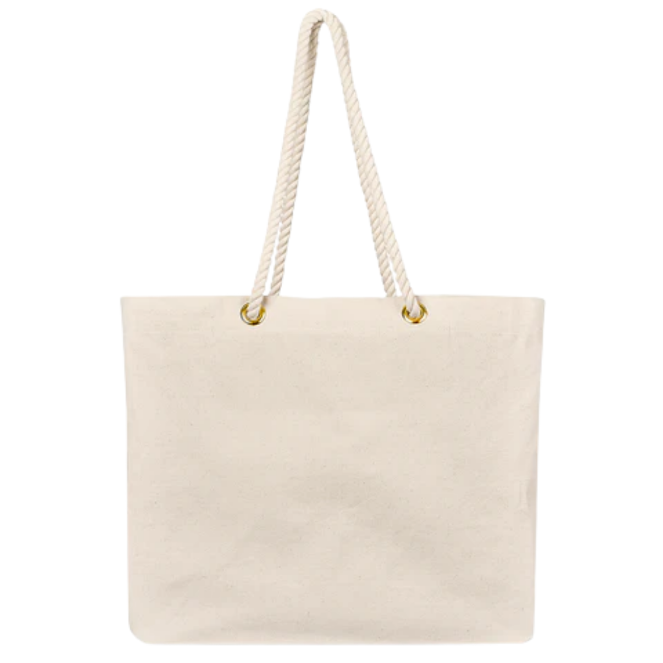 Cotton Rope Handle Beach Bag