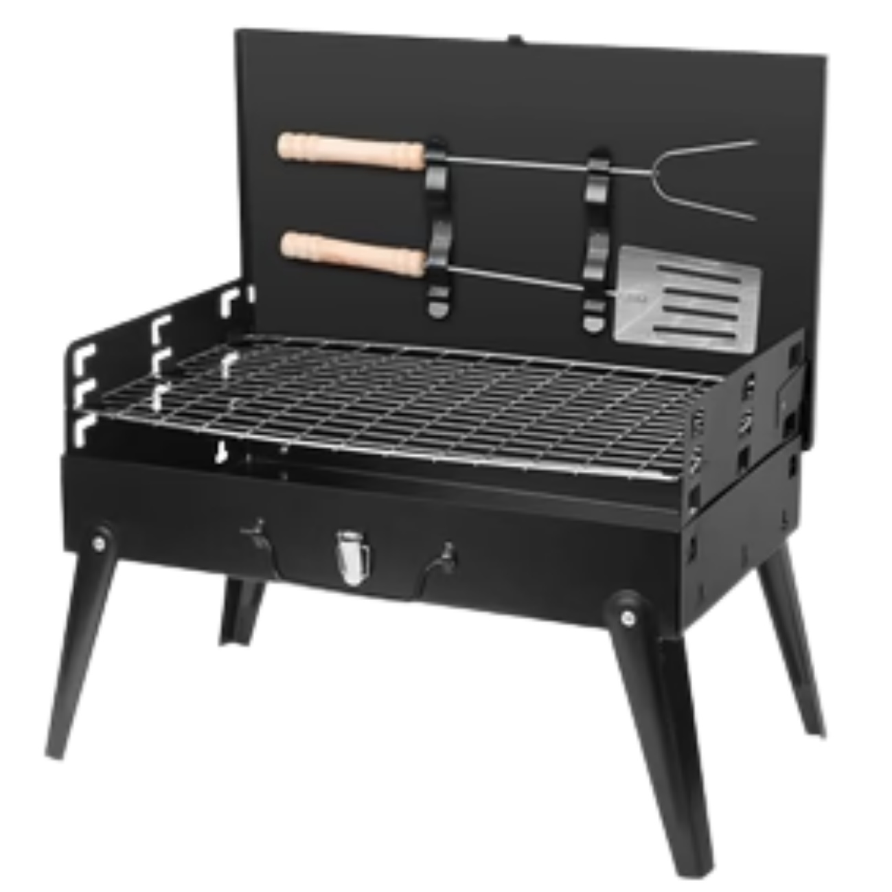 Portable Charcoal Braai/BBQ Foldable Suitcase